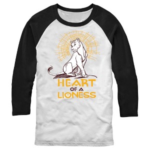 Men's Lion King Nala Heart of Lioness Baseball Tee - 1 of 4