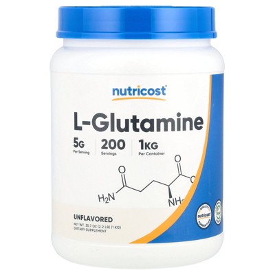 Nutricost L-Glutamine, Unflavored, 2.2 lb (1 kg)