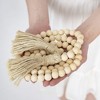Ornativity Natural Wooden Beads Garland - 5 ft - image 3 of 3