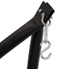 Sunnydaze Steel Outdoor Hammock Chair Stand with Curved Legs - Black - 84" - 3 of 4