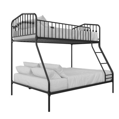 Novogratz Bushwick Metal Bunk Bed - Twin/Full - Black