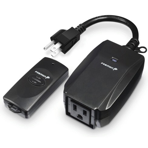 Fosmon Wavepoint [etl Listed] Outdoor Wireless Remote Control Us Outlet ...