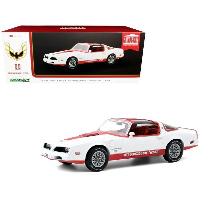 1978 Pontiac Firebird Macho T/A Trans Am "#171 of 204 by Mecham Design" White and Red with Red Interior 1/18 Diecast Model Car by Greenlight