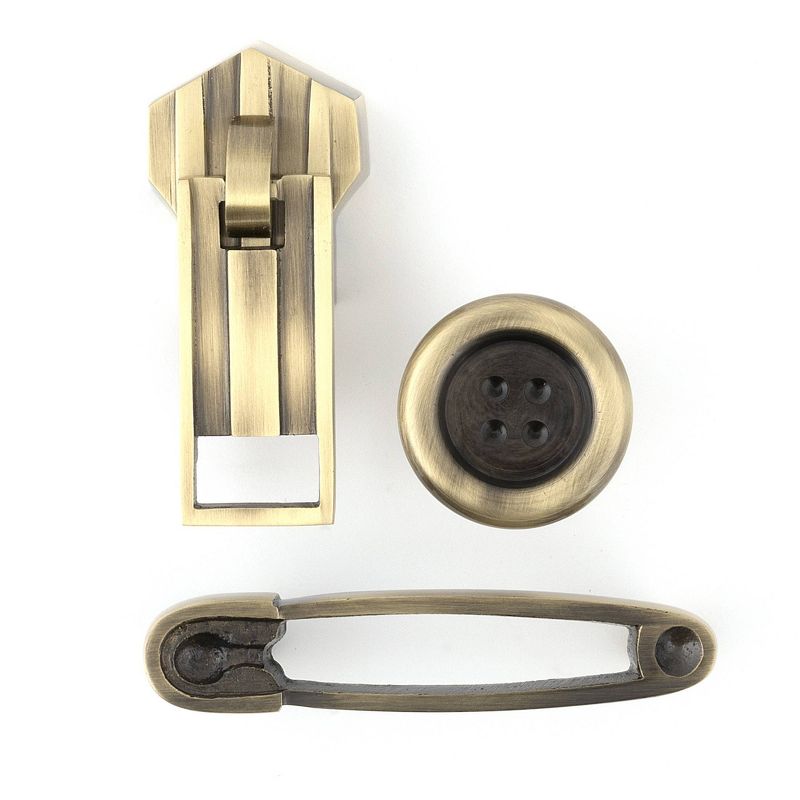 Dritz Brass Safety Pin Pull Antique Brass, 5 of 6