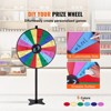 VEVOR 36 inch Spinning Prize Wheel, 18 Slots Spinning Wheel, Roulette Wheel with a Dry Erase and 2 Markers, Multicolored - 3 of 4
