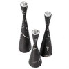 Fabulaxe Decorative Resin Taper Candle Holders, Marble Design Modern Candlesticks - image 3 of 4