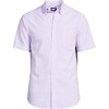 Lands' End Men's Short Sleeve Seersucker Shirt - 3 of 4