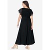 Jessica London Women's Plus Size Lace Maxi Dress - 3 of 4