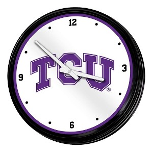 College Team Retro Lighted Wall Clock - 1 of 4