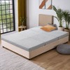 Wellos Non-Slip Firm Portable Tri Folding Gel Memory Foam Mattress 3" Foldable Mattress - 2 of 4