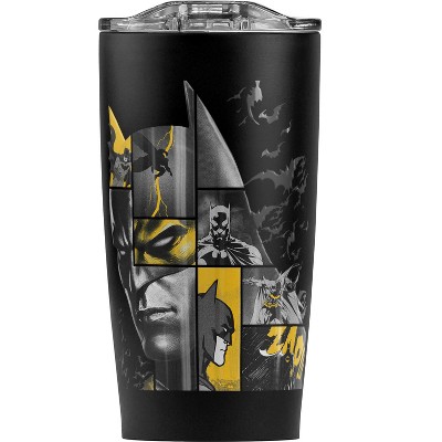Batman 80 Years Bat Panels Steel Tumbler 20oz Coffee Travel Mug