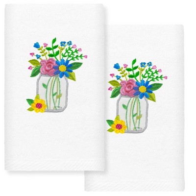 2pc Bee Dance Hand Towel Set - Linum Home Textiles : Target