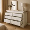 Resenkos Wooden Console Table with LED Light, Entryway Table, Storage Table, Modern Style, - 3 of 4
