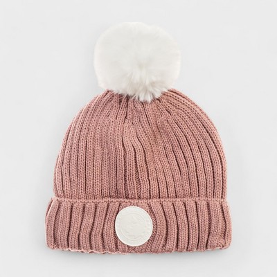 Canada Weather Gear Women's Pom Beanie with Thermal Plush Lining