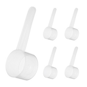 Unique Bargains Plastic Disposable Coffee Spices Measuring Spoons with Short Handle 5 Pcs - 1 of 4