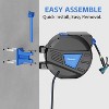 GardenJoy Retractable Garden Hose Reel with 180° Swivel and Auto-Retract - 3 of 4