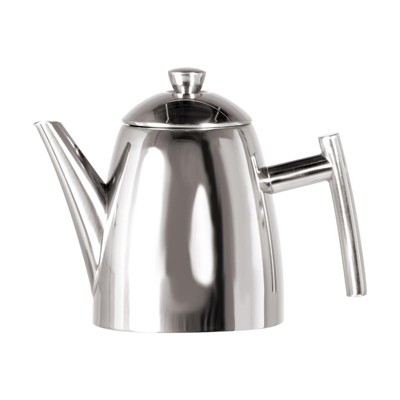 Frieling Primo Teapot w/ infuser, mirror finish, 34 fl. Oz., Stainless steel