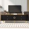 CAVINAS TV Stand for TVs up to 80 Inches,Entertainment Center with 4 Drawers and 1 Cabinet,TV Stands for Living Room - 2 of 4
