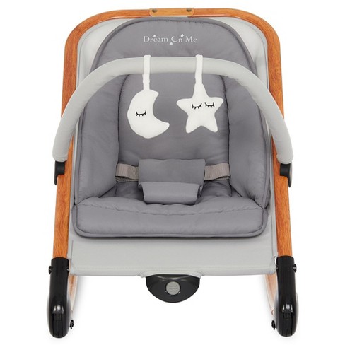 Dream On Me Rock With Me 2-in-1 Rocker And Stationary Seat, Compact  Portable Infant Rocker With Removable Toy Bar Rocking Chair : Target