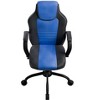 Okak Gaming Chair with Armrest, Criss Cross Chair with Wheels, Upholstered Computer Chair for Study, Office, Gaming Room - 3 of 4