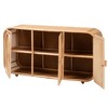 bali & pari Evania Natural Rattan 3 Door Storage Cabinet Natural - 3 of 4