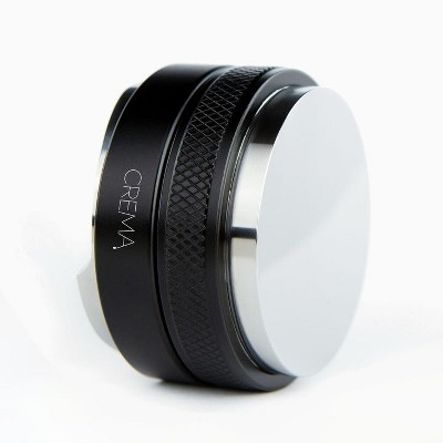 Black Stainless Steel Dual-Sided Coffee Tamper & Distributor