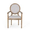 Set of 4 Judith French Country Wood Upholstered Dining Chairs - Christopher Knight Home - 3 of 4