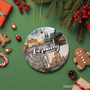 Artistic Germany Landmarks Ornament, Bavarian Heritage and Culture Christmas Gift and Travel Souvenir| OrnamentallyYou - 1 of 4