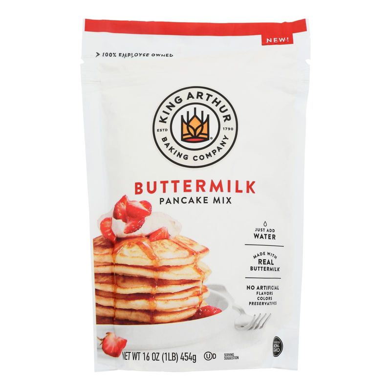 King Arthur Baking Company Buttermilk Pancake Mix - Case of 6/16 oz, 2 of 7
