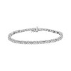 Haus of Brilliance Silver 1.0 cttw Miracle-Set Diamond Tennis Bracelet - 2 of 4