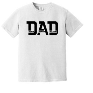 Simply Sage Market Men's Dad The Legend Short Sleeve Garment Dyed Tee - 1 of 2