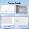 ZAFRO Mini Freezer, 2.3 Cu.ft Small Upright Freezer with Handle, Removable Shelves, Adjustable Thermostat, Low Noise for Bedroom, White - 2 of 4