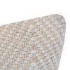 Diamond Pattern Hand Woven 18x18" Outdoor Decorative Throw Pillow with Pulled Yarn Accents - Foreside Home & Garden - 3 of 4