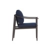 New Classic Furniture,Moana Metal Patio Side Chair in Brown/Blue (Set of 4) - 4 of 4
