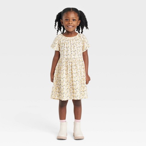 target white flower girl dresses