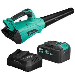 Leaf Blower Cordless Brushless- 20V Electric Leaf Blower 700CFM & 2 Speed Modes with Charger, 1*4.0Ah Battery Powered for Lawn Care - 1 of 4