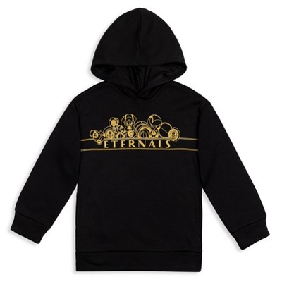 Eternals Little Boys Fleece Pullover Hoodie Eternals Black 5