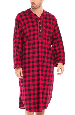 mens red sleep shirt