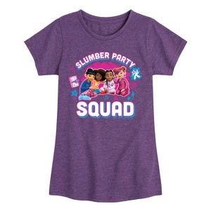 Girls' - Karma's World - Slumber Party Squad Fitted Short Sleeve Graphic T-Shirt - 1 of 4