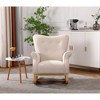 TopComfy Baby Bouncer and Rocker, Leisure Sofa Chair, Baby Rocker Chair, Kids Arm Chair for Nursery or Playroom, Beige,33.3”*30.3”*34.7" - 4 of 4