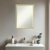 Amanti Art Incline Beveled Wood Framed Bathroom Vanity Wall Mirror - 4 of 4