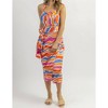 Women's CREAMSICLE SATIN SKIRT SET - DRESS FORUM - 2 of 4