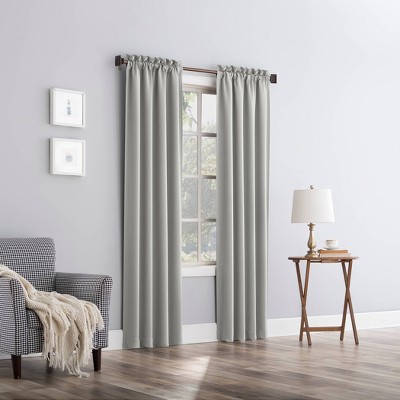 Silver Gray 40"x63" Blackout Energy Saving Curtain Panel