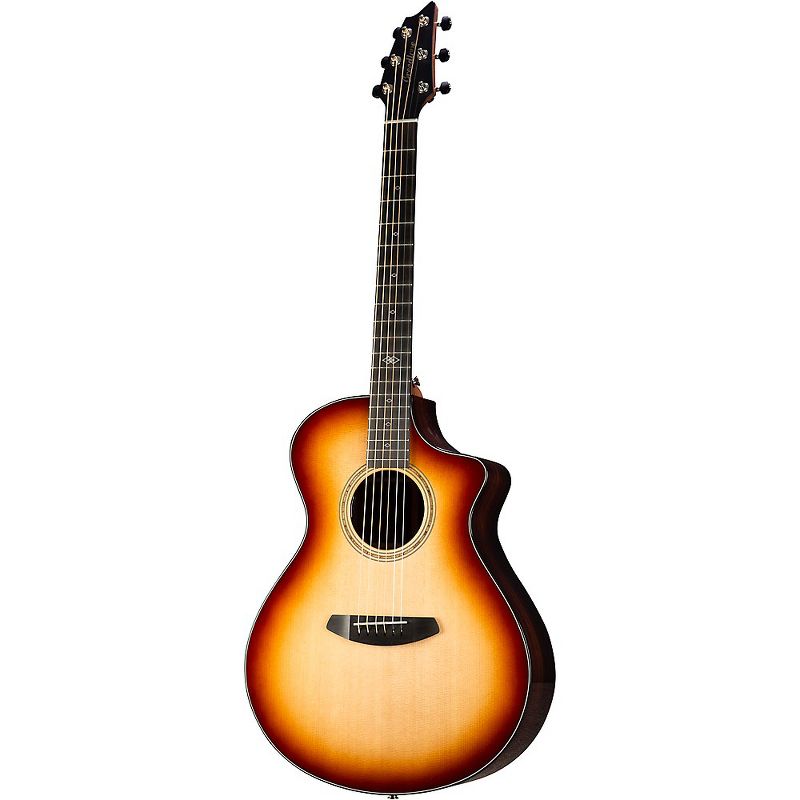 Breedlove Premier Sitka Spruce-East Indian Rosewood Concert CE Acoustic-Electric Guitar Burnt Amber Burst, 3 of 5