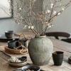 LuxenHome Rustic Gold and Brown Terracotta 8.7-Inch Tall Bud Vase Multicolored - 2 of 4