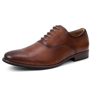 Men's Shoes Closed Lace Leather Shoes Business Formal Shoes - 1 of 4