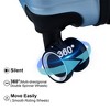 3 Piece Hardshell Luggage Suitcase Sets Hardside Carryon Luggage Set With 360 Degree Spinner Wheels For Travel (20"/24"/28") - 2 of 4