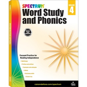 Spectrum Word Study and Phonics, Grade 4 - (Paperback) - 1 of 1