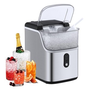 Countertop Ice Maker ¨C 35 lbs/24H Pellet Ice Maker with Basket, Portable & Easy-Cleaning - 1 of 4