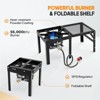 ROVSUN 30QT Turkey Fryer with 54000BTU Propane Gas Stove, Outdoor Deep Fryer Aluminum Seafood Boiler for Crawfish Boiling - 3 of 4